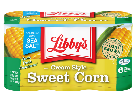 (6 Cans) Libby s Cream Style Corn, 14.75 oz Online Sale