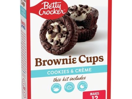 Betty Crocker Brownie Cups Mix, Cookies and CrÃ¨me, 13.6 oz Fashion