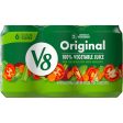 V8 Original 100% Vegetable Juice, 11.5 fl oz Can (Pack of 6) Online Hot Sale