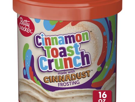 Betty Crocker Cinnamon Toast Crunch Frosting, Made with Cinnadust, 16 oz Discount