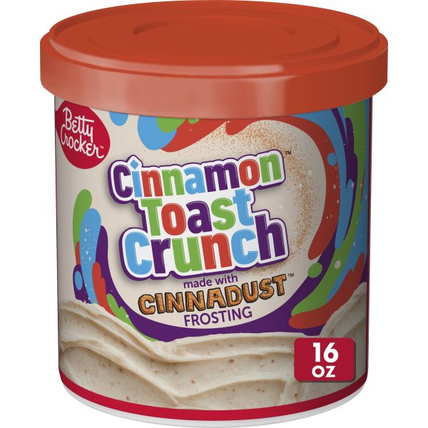 Betty Crocker Cinnamon Toast Crunch Frosting, Made with Cinnadust, 16 oz Discount