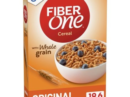 Fiber One Cereal, Original Bran, High Fiber Cereal Made with Whole Grain, 19.6 oz Online