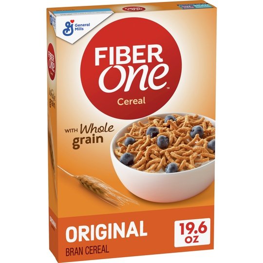 Fiber One Cereal, Original Bran, High Fiber Cereal Made with Whole Grain, 19.6 oz Online