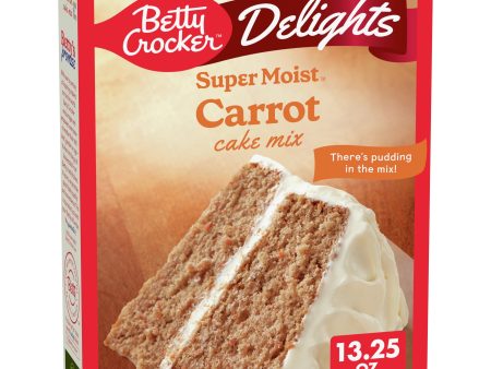 Betty Crocker Delights Super Moist Carrot Cake Mix, 13.25 oz. Online Hot Sale