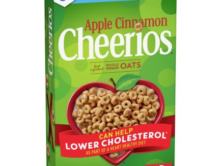 Apple Cinnamon Cheerios Heart Healthy Cereal, 19 OZ Family Size Box Online Sale