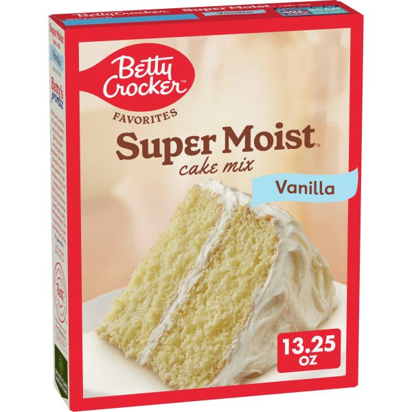 Betty Crocker Favorites Super Moist Vanilla Flavored Cake Mix, 13.25 oz Discount