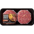 Bacon Cheddar Ground Beef Burgers, 4 Count, 1.33 lb Tray Online now