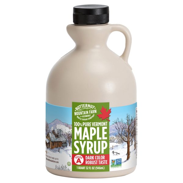 Butternut Mountain Farm 100% Pure Vermont Maple Syrup Dark, 32 fl oz Discount