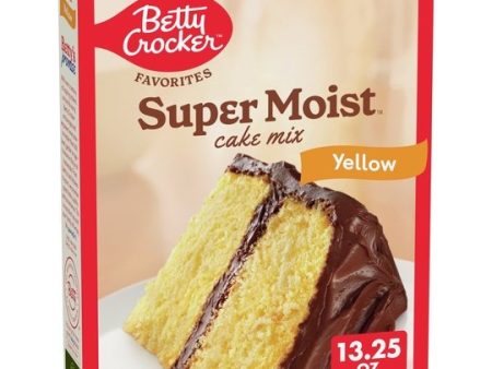 Betty Crocker Favorites Super Moist Yellow Cake Mix, 13.25 oz Hot on Sale