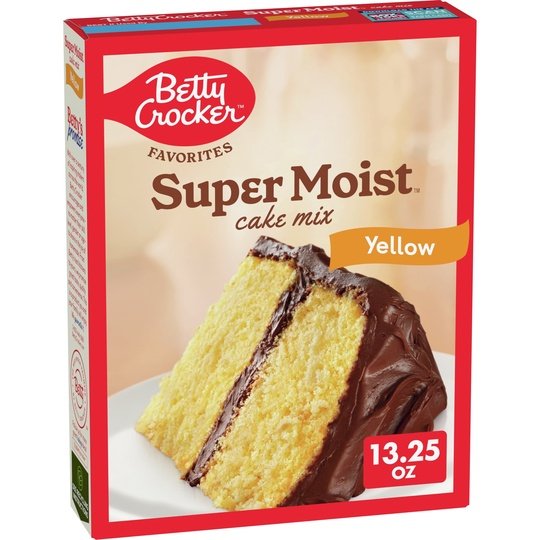 Betty Crocker Favorites Super Moist Yellow Cake Mix, 13.25 oz Hot on Sale