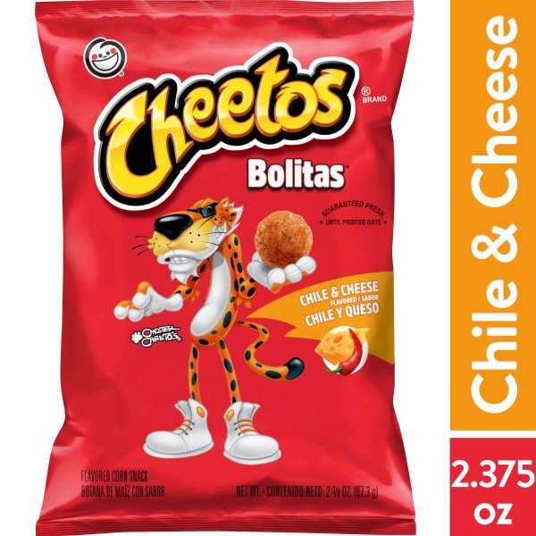 Cheetos Bolitas Chile & Cheese Snack Chips Puffed Snacks, 2.375 oz Bag Online Sale