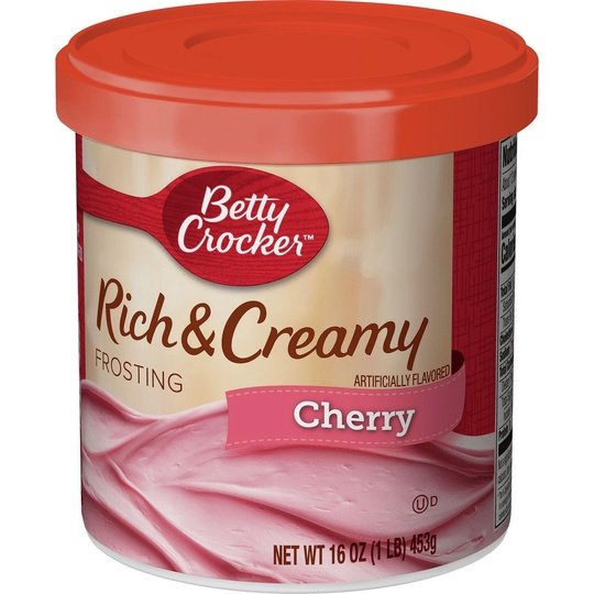 Betty Crocker Gluten Free Rich and Creamy Cherry Frosting, 16 oz. Online Sale