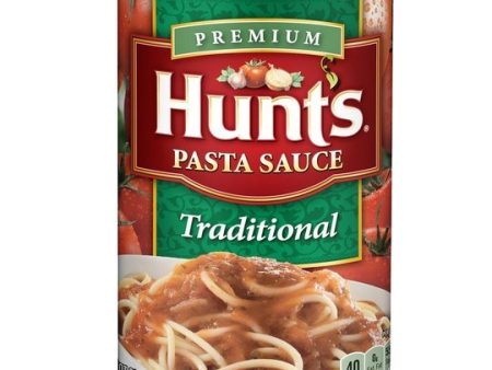 Hunt s Traditional Pasta Sauce, 100% Natural Tomato Sauce, Spaghetti Sauce, 24 oz Online Sale