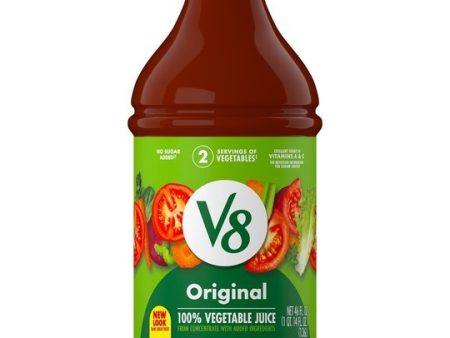 V8 Original 100% Vegetable Juice, 46 fl oz Bottle Sale