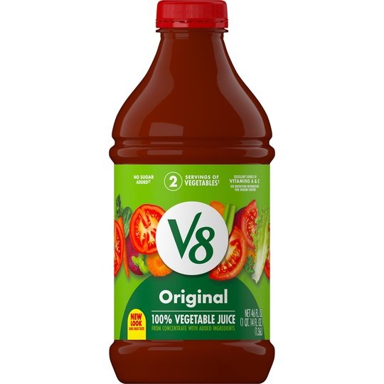 V8 Original 100% Vegetable Juice, 46 fl oz Bottle Sale