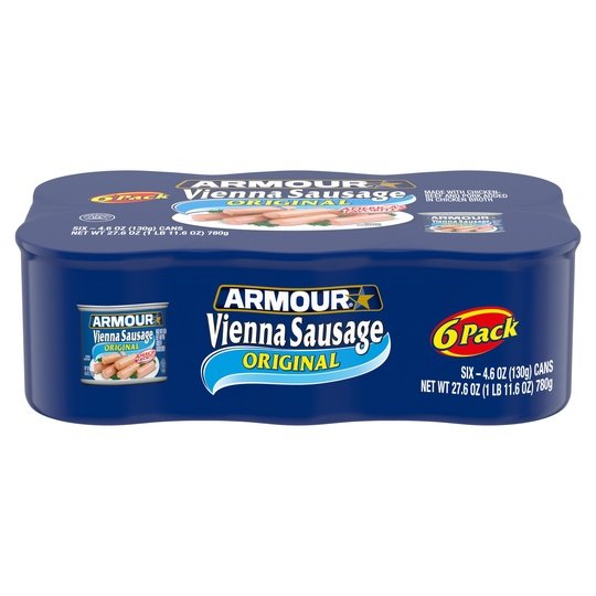 Armour Star Vienna Sausage, Original Flavor, Canned Sausage, 4.6 OZ (Pack of 6) Online Hot Sale