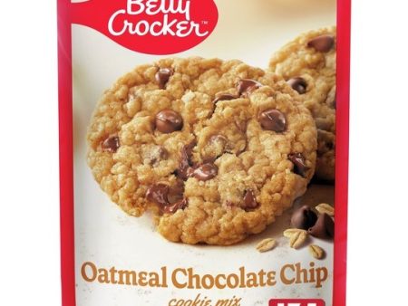 Betty Crocker Oatmeal Chocolate Chip Cookies, Cookie Baking Mix, 17.5 oz on Sale