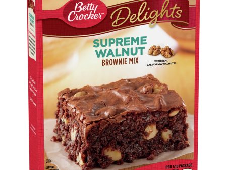 Betty Crocker Delights Supreme Walnut Brownie Mix, 16.5 oz. Online