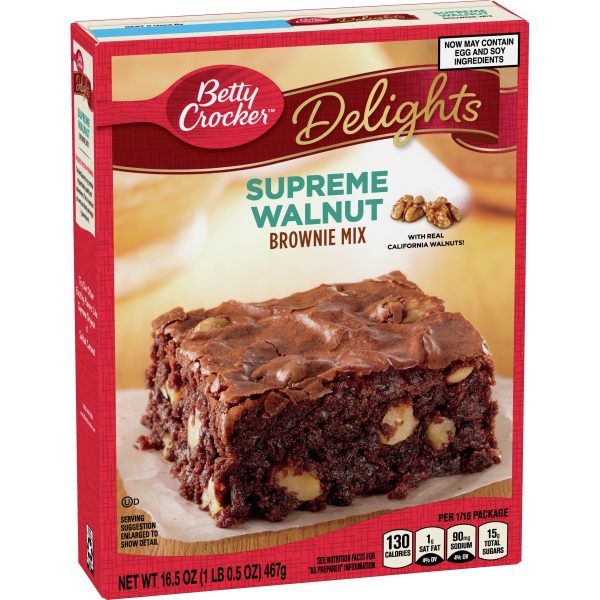 Betty Crocker Delights Supreme Walnut Brownie Mix, 16.5 oz. Online