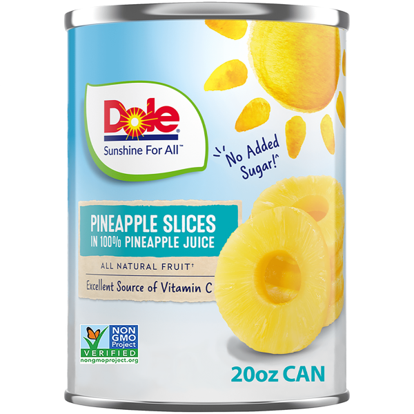 Dole Canned Pineapple Fruit Slices In 100% Pineapple Juice, 20 oz Online Hot Sale