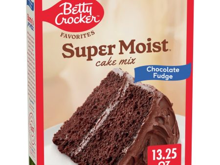 Betty Crocker Favorites Super Moist Chocolate Fudge Cake Mix, 13.25 oz For Sale