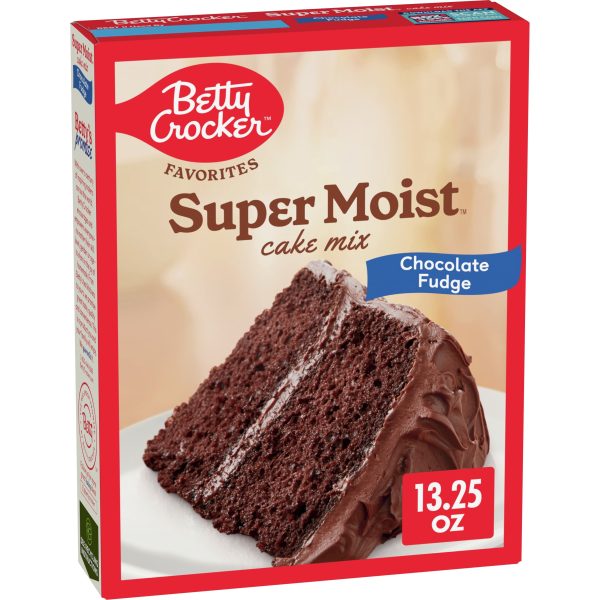 Betty Crocker Favorites Super Moist Chocolate Fudge Cake Mix, 13.25 oz For Sale