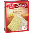 Betty Crocker Delights Super Moist Lemon Cake Mix, 13.25 oz. Fashion