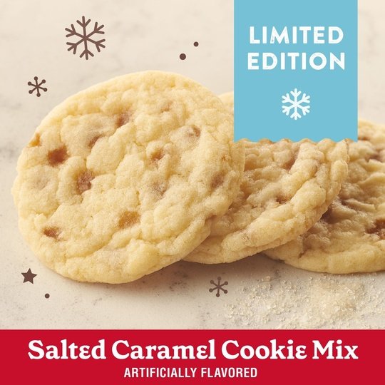 Betty Crocker Limited Edition Salted Caramel Holiday Cookie Mix, 17.5 oz Hot on Sale