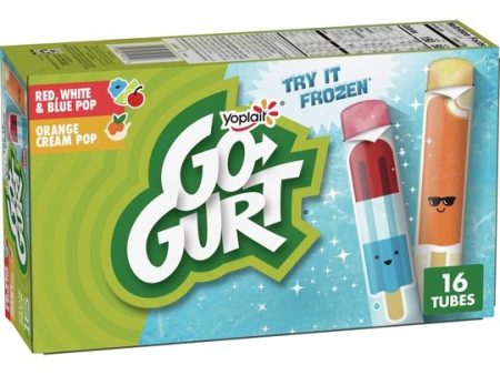 Go-GURT Kids Fat Free Yogurt Variety Pack, 16 Ct, 2 OZ Yogurt Tubes For Cheap