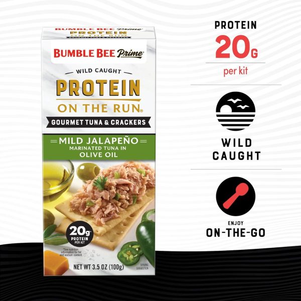 Bumble Bee Prime Tuna Protein on the Run Olive Oil & Mild Jalapeño, 3.5 oz Kit Online Hot Sale