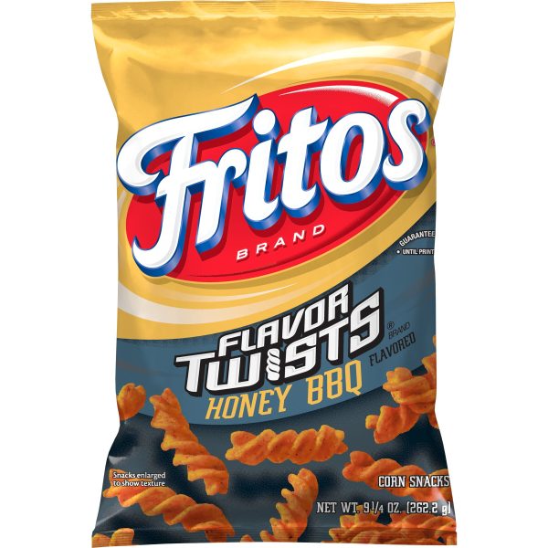 Fritos Flavor Twists Honey BBQ Corn Snacks, 9.25 oz Bag Sale