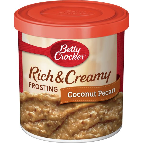 Betty Crocker Gluten Free Rich & Creamy Coconut Pecan Frosting, 15.5 oz. Online Hot Sale