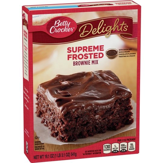 Betty Crocker Delights Supreme Frosted Brownie Mix, 19.1 oz. Cheap