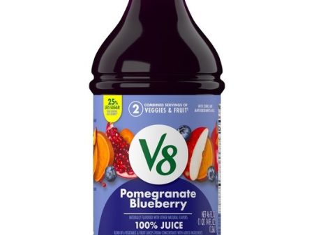 V8 Blends 100% Juice Pomegranate Blueberry Juice, 46 fl oz Bottle Online