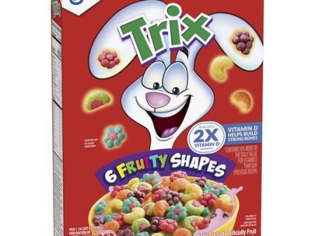 Trix Fruity Breakfast Cereal, 6 Fruity Shapes, Whole Grain, 10.7 OZÂ  Online Sale