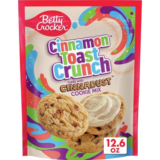 Betty Crocker Cinnamon Toast Crunch Cookie Mix, Made with Cinnadust, 12.6 oz Hot on Sale