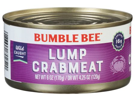 Bumble Bee Lump Crabmeat, 6 oz can For Cheap