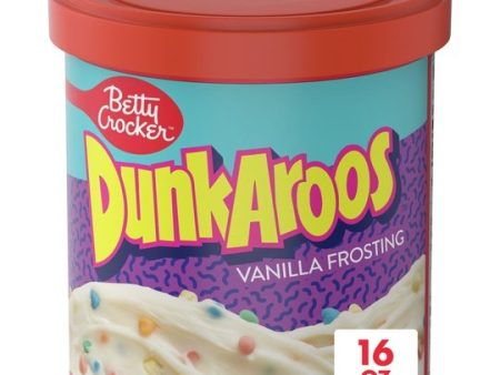 Betty Crocker Dunkaroos Vanilla Frosting with Rainbow Sprinkles, 16 oz Hot on Sale