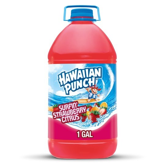 Hawaiian Punch Surfin  Strawberry Citrus Juice, 1 Gal, Bottle Supply