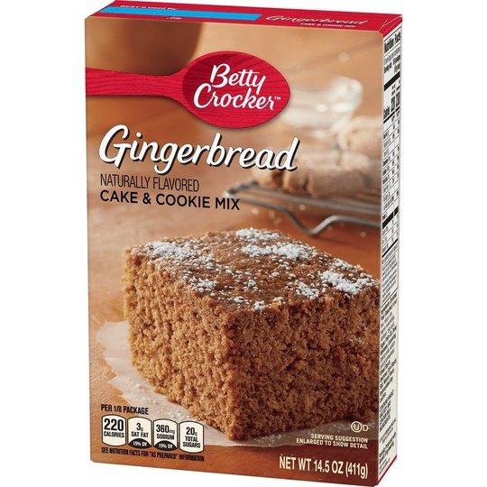 Betty Crocker Gingerbread Cake and Cookie Mix, 14.5 oz. Online