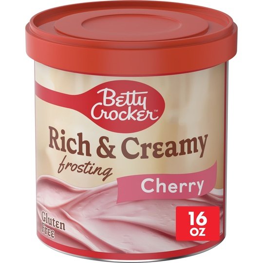 Betty Crocker Gluten Free Rich and Creamy Cherry Frosting, 16 oz. Online Sale