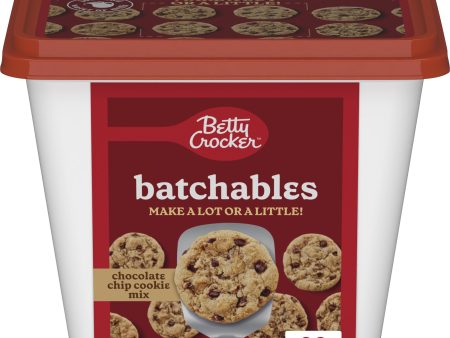 Betty Crocker Batchables Chocolate Chip Cookie Mix, Mix and Bake 4 to 24 per batch, 28 oz. For Sale