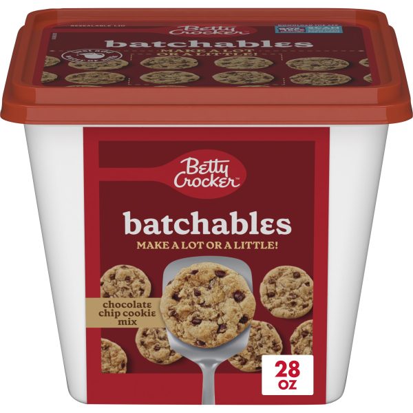 Betty Crocker Batchables Chocolate Chip Cookie Mix, Mix and Bake 4 to 24 per batch, 28 oz. For Sale