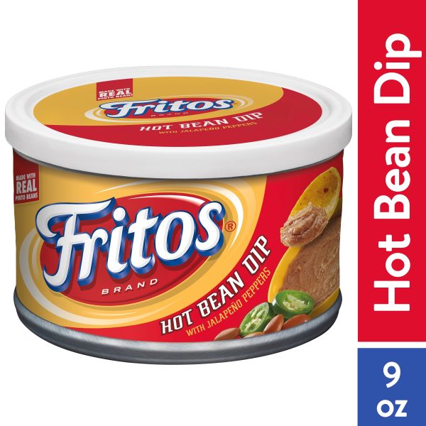 Fritos Hot Bean Dip with Jalapeno Peppers, 9 oz Supply