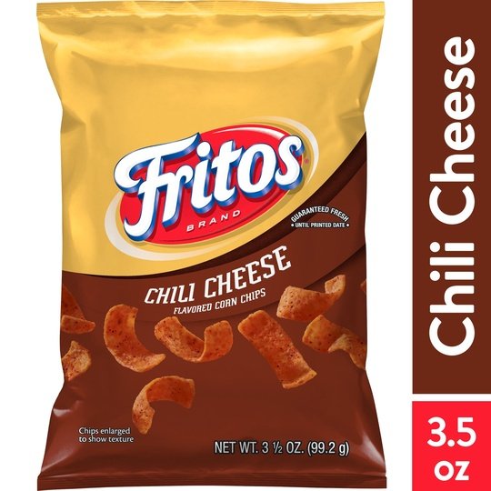 Fritos Corn Chips Chili Cheese Flavored Snack Chips, 3.5 oz Bag For Discount