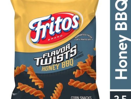 Fritos Flavor Twists Corn Snacks Honey BBQ Flavored Snack Chips, 3.5 oz Bag Discount