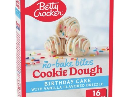 Betty Crocker No-Bake Bites Birthday Cake Cookie Dough, 12.2 oz. on Sale