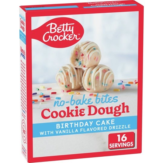 Betty Crocker No-Bake Bites Birthday Cake Cookie Dough, 12.2 oz. on Sale