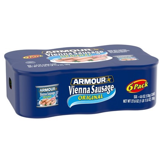 Armour Star Vienna Sausage, Original Flavor, Canned Sausage, 4.6 OZ (Pack of 6) Online Hot Sale