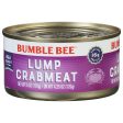 Bumble Bee Lump Crabmeat, 6 oz can For Cheap